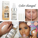 Base de maquillaje facial blanca - Se ajusta al tono de la piel