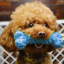 5 piezas de cuerda de algodón masticable para mascotas con forma de hueso