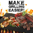 2 alfombrillas antiadherentes para parrilla de barbacoa. ¡No más parrillas sucias!