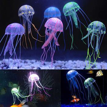 5 piezas de juego de medusas artificiales