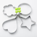 4 piezas de molde de huevo frito de acero inoxidable