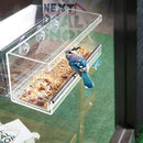 Alimentador de pájaros de ventana - Clear Wild Bird Watching